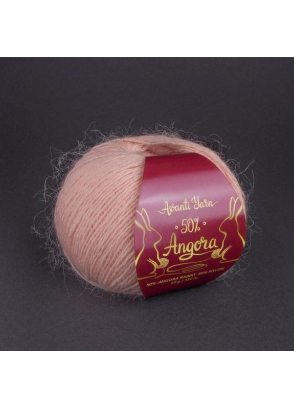 Angora (пряжа Ангора 50%) – F04 светлый персик Avanti (361878564)
