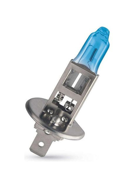 Автолампа галогенова 55W H1 12V 55W 3700K P14,5S / WHITEVISION НА 60% ЗБІЛЬШЕНО ПОТІК БІЛОГО СВІТЛА / Ultra (354335731)