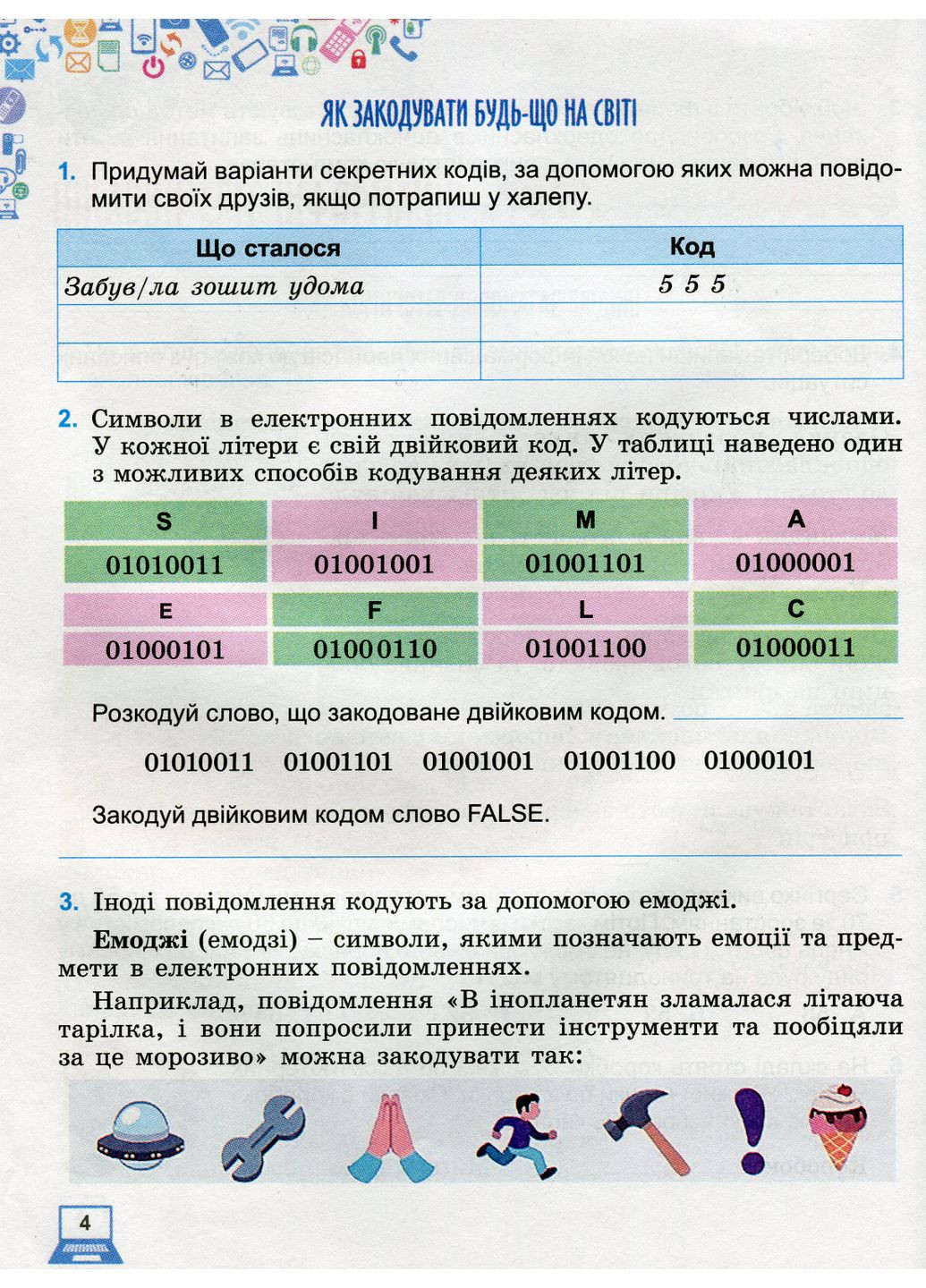 Інформатика 4 клас. Робочий зошит Генеза (370051684)