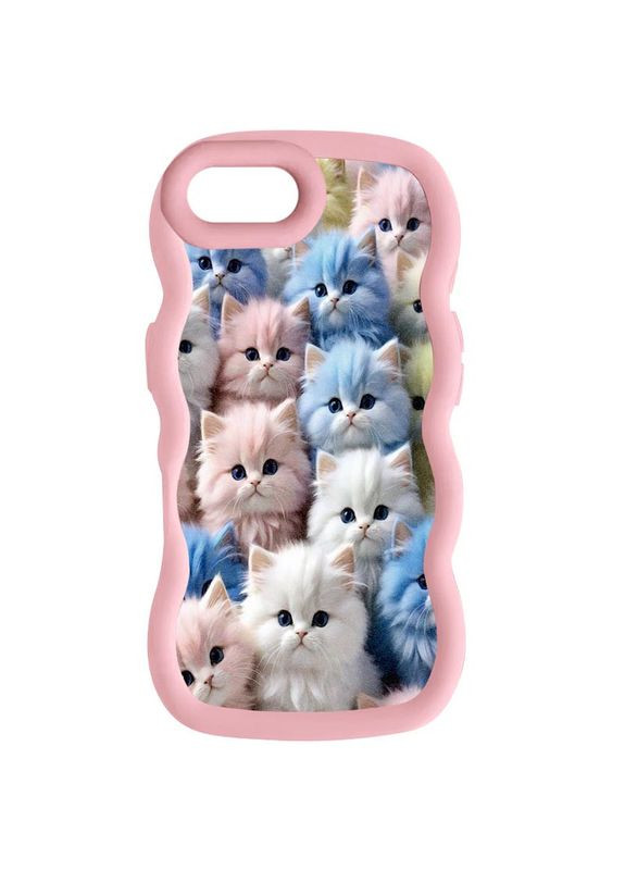 Чохол TPU Cloudy Pictures для iPhone 7 / 8 / SE (2020) / SE (2022) (4.7") Kittens No Brand (337179669)