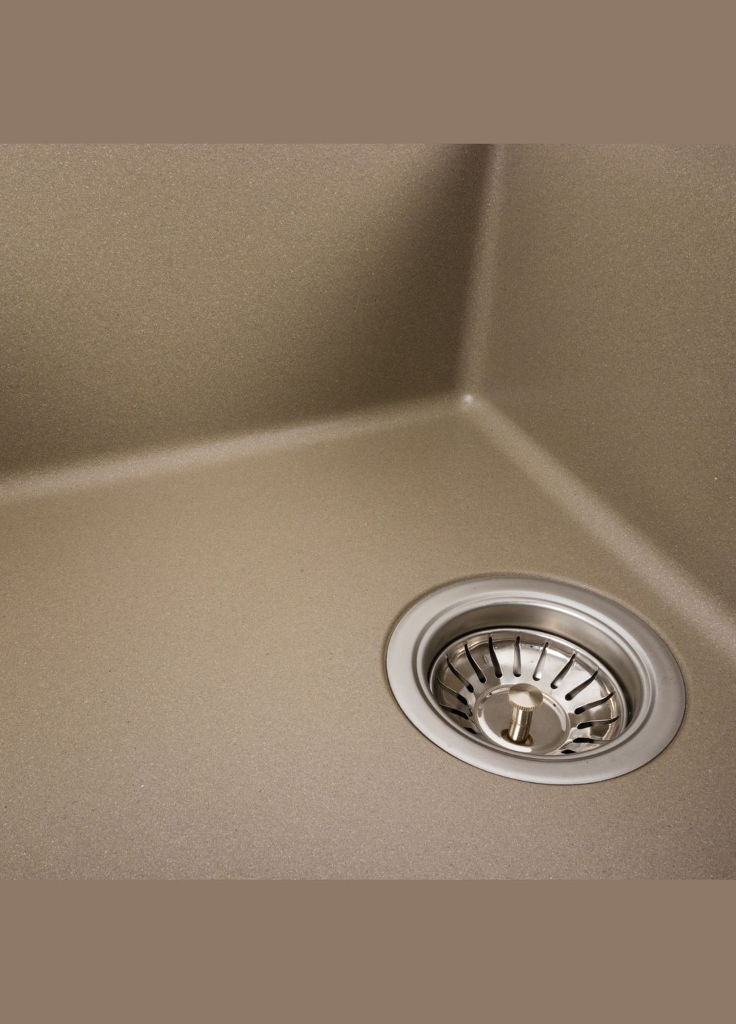 Гранітна мийка для кухні 7950 Selena матовий Титан Platinum (269795640)