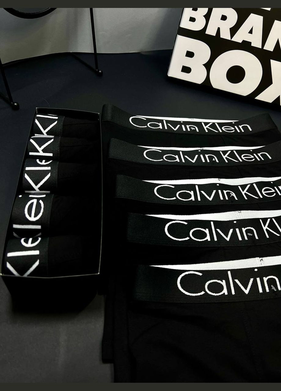 Набір чорних трусів чоловічих - 5 шт, боксери No Brand (331171838)