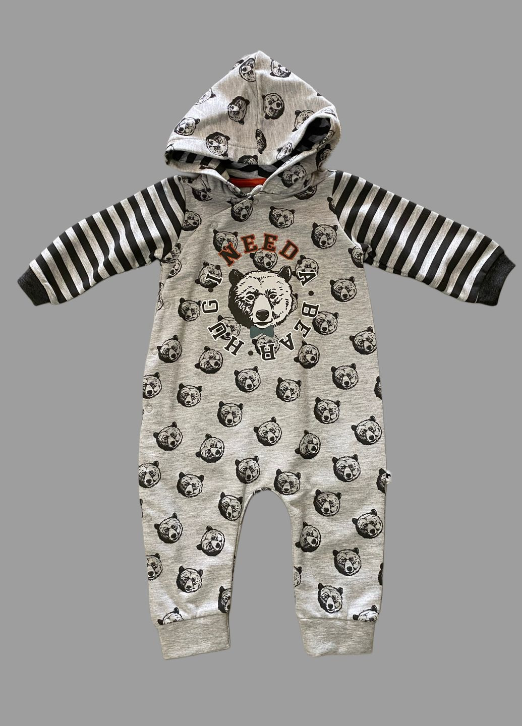 Комбінезон для хлопчика сірий Caramell (317775357)