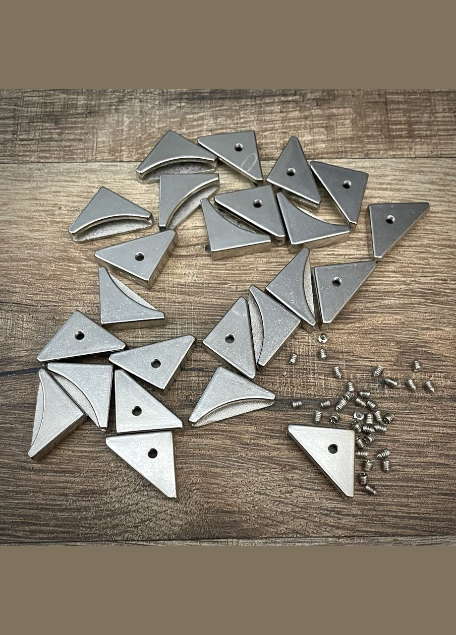 Металевий кутник для блокнота 15х15х2 No Brand (329744050)