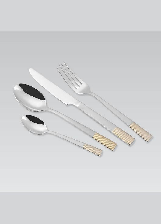 Набір столових приладів Фраже 24 предмети MR-1520G-24 Maestro (304269842)