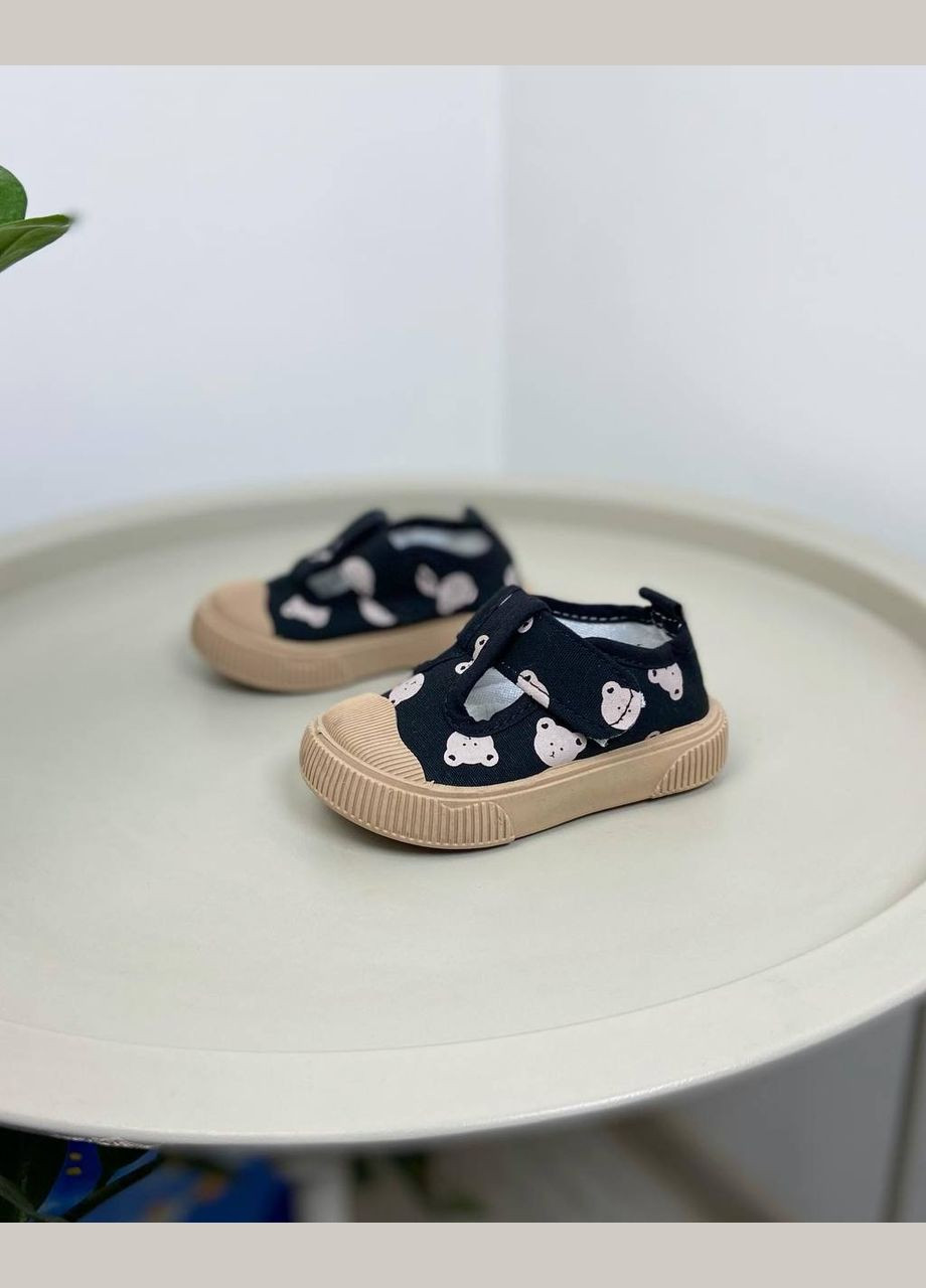 Чорні дитячі кросівки чорні 865 No Brand