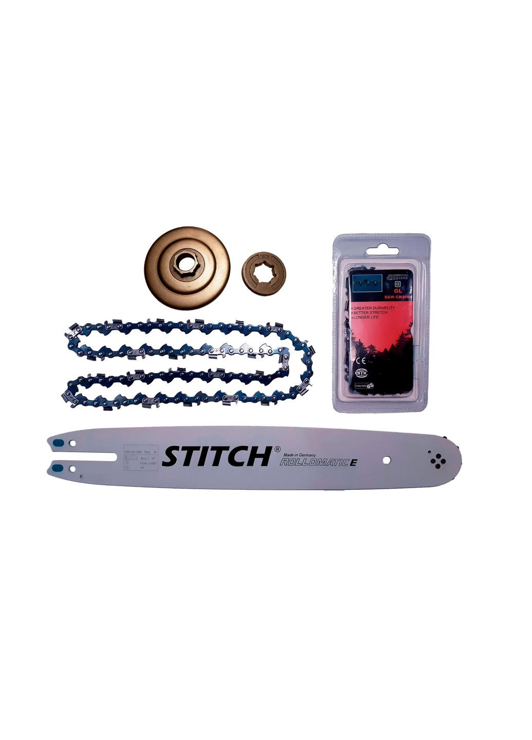 Шина и цепь + тарелка с звездочкой для бензопилы ST 180 GOODLUCK (364964551)