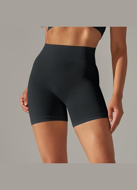 Велосипедки-шорты женские с пуш-ап TieDye 18888 S черные Fashion (336874039)