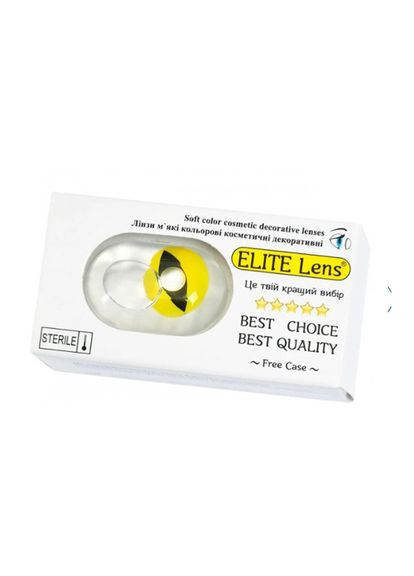 Кольорові лінзи жовті очі кішки «Cat Yellow» ELITE LENS (LN028) No Brand (327003723)