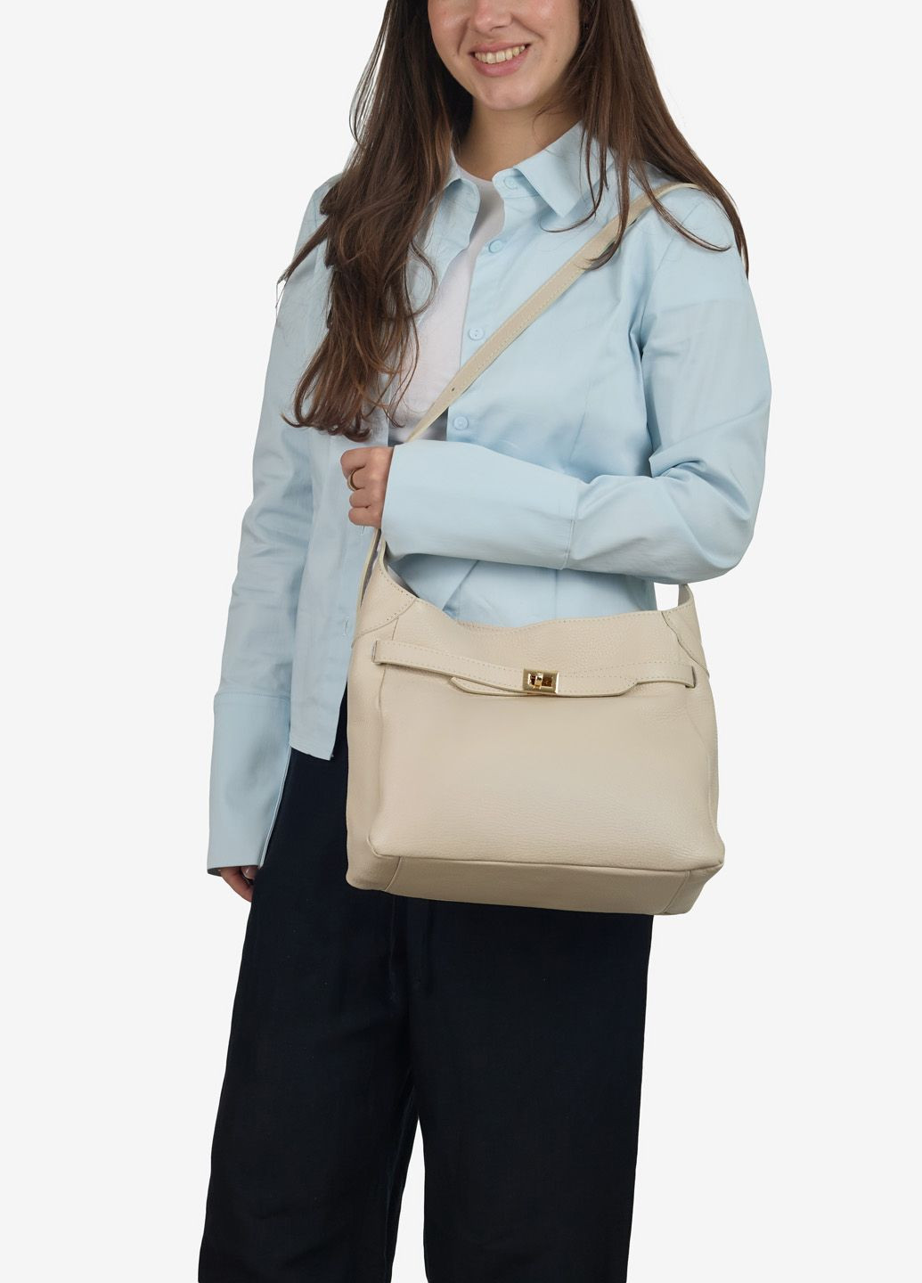 Сумка женская кожаная кросс-боди средняя Сrossbody Regina Notte (331283438)