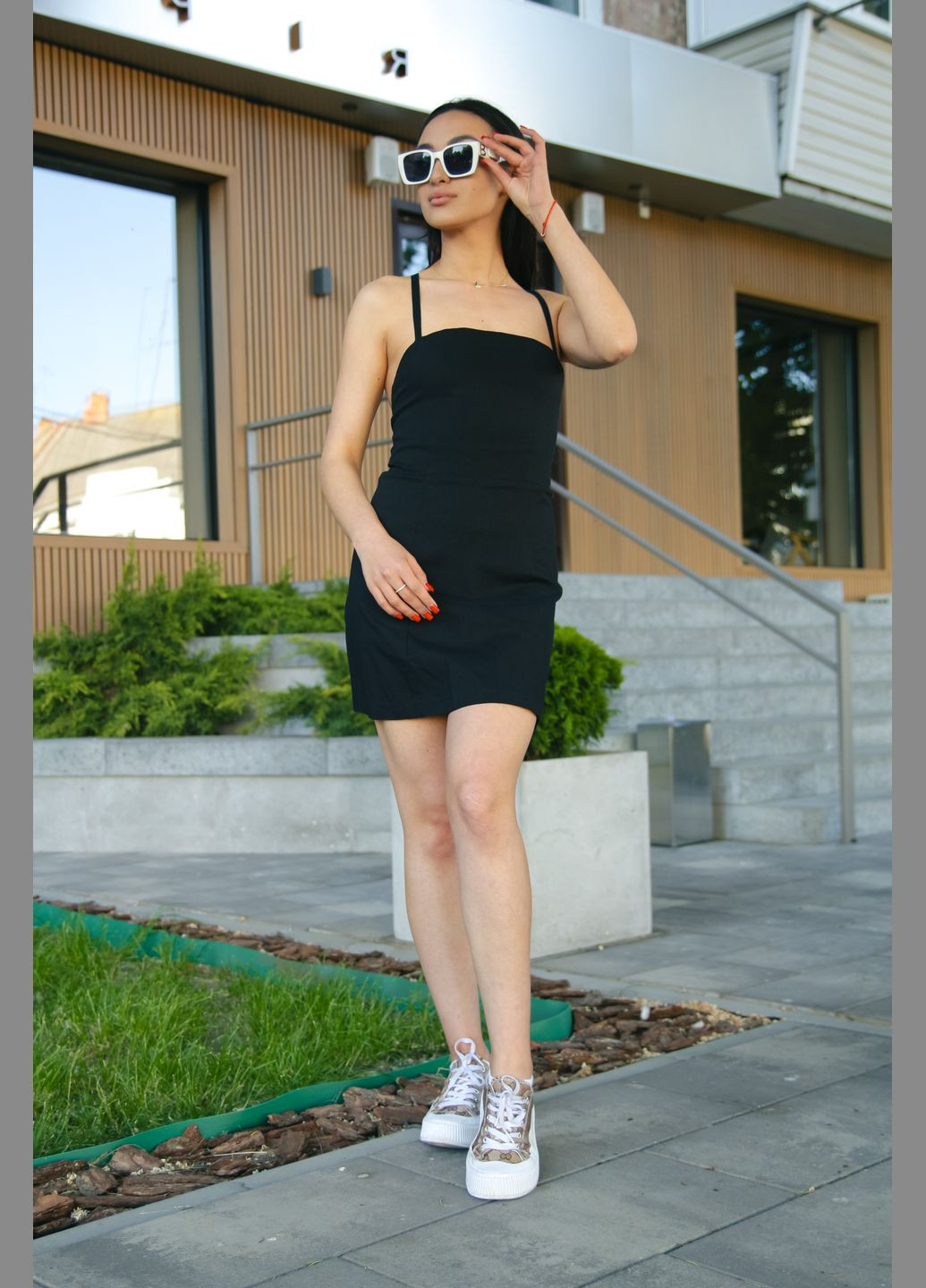 Сарафан жіночий "Line" чорний Intruder (359378471)