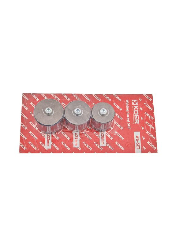 Комплект насадок WS-SET для паяльника PPR (цв. синий) 20мм, 25мм, 32мм (KR5821) KOER (369932793)
