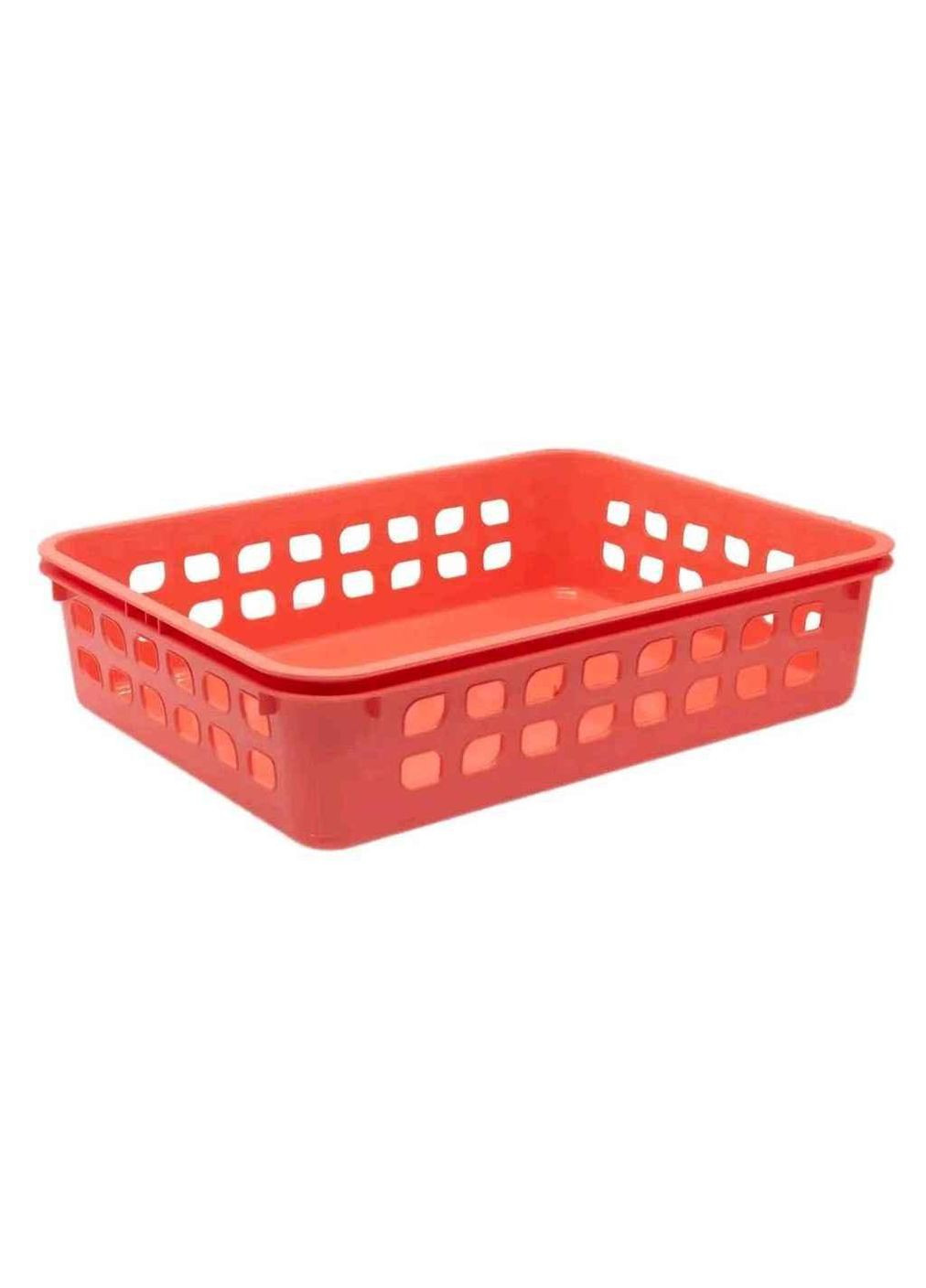 Кошик пл. No2 255*190*60 мм (235*170*60 мм) 272 601-кораловий 272-601 ТМ Lamela (326603647)