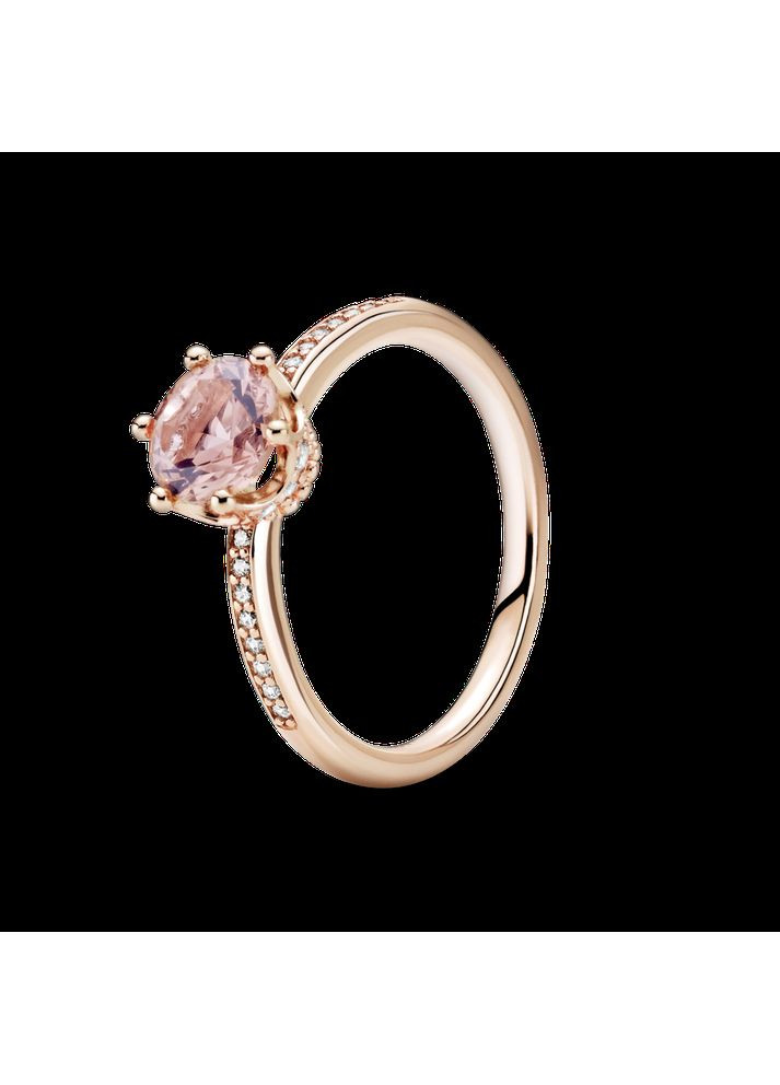 Каблучка Пандора з короною та рожевим каменем 188289C01 Kabluchka (355344708)