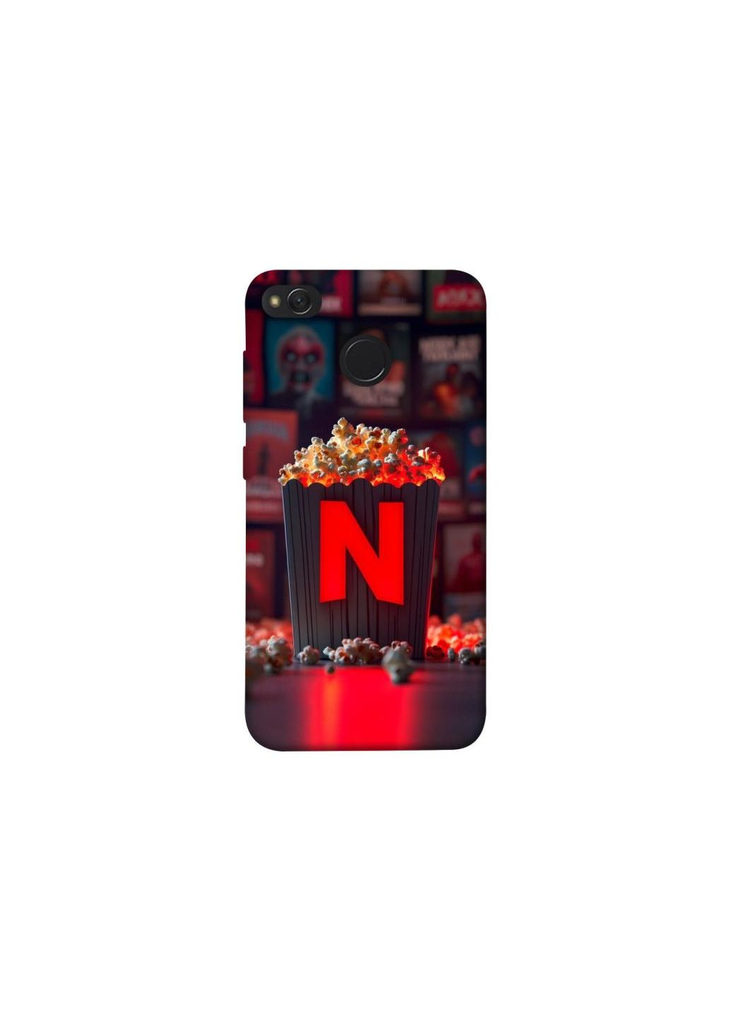 Чохол на Xiaomi Redmi 4X Netflix and popcorn Frontalka (354205985)