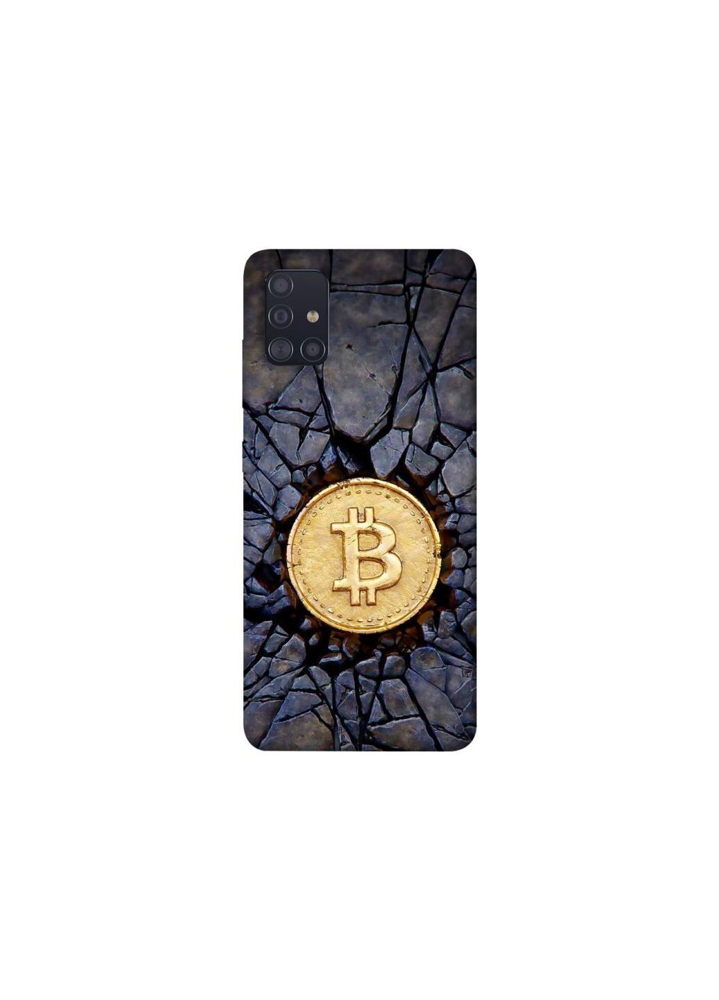 Чохол на Samsung Galaxy A51 Bitcoin cracks Frontalka (353356616)