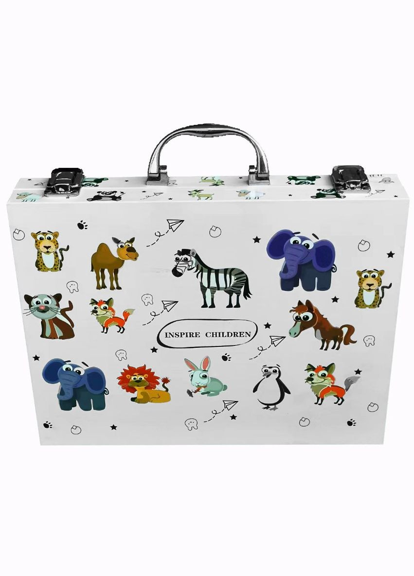 Компактный художественный набор для юных художников в алюминиевом кейсе 68 предметов (2104618609) No Brand (344465682)