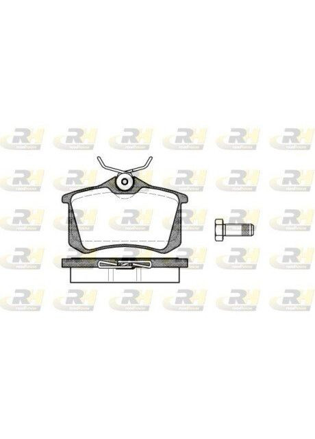 Тормозные колодки дисковые Roadhouse (364976292)