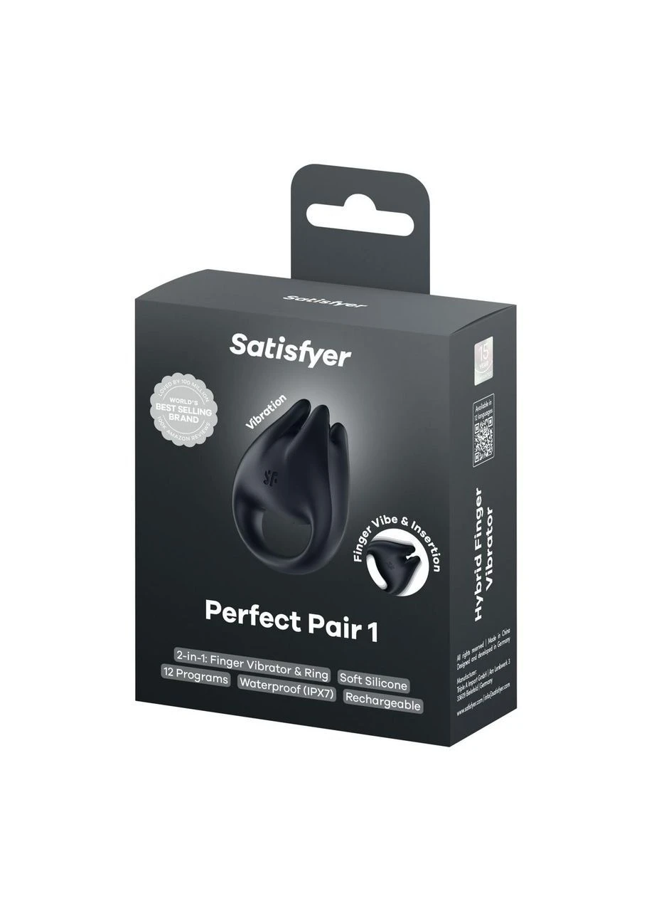 Вібратор на палець та ерекційне кільце 2в1 Perfect Pair 1 Satisfyer (396264749)