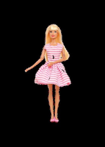 Кукла в повседневной одежде, шарнирное (8406), розовое платье Defa (293484358)
