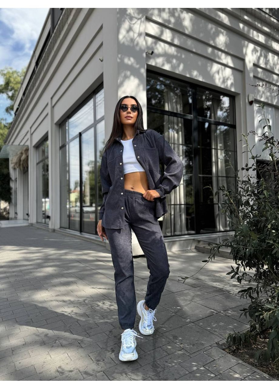 💎Костюм из микровельвета «Soft Elegance» — Размерная сетка в описании DK/DL Мода без кордонів (359556935)