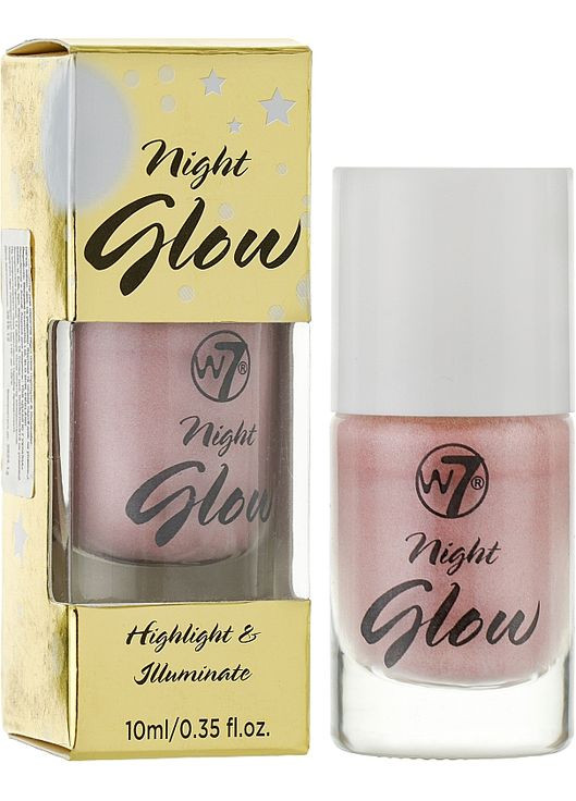 Хайлайтер-ілюмінатор для обличчя Night Glow Highlighter and Illuminator 10ml (472487-81652) W7 (361931258)