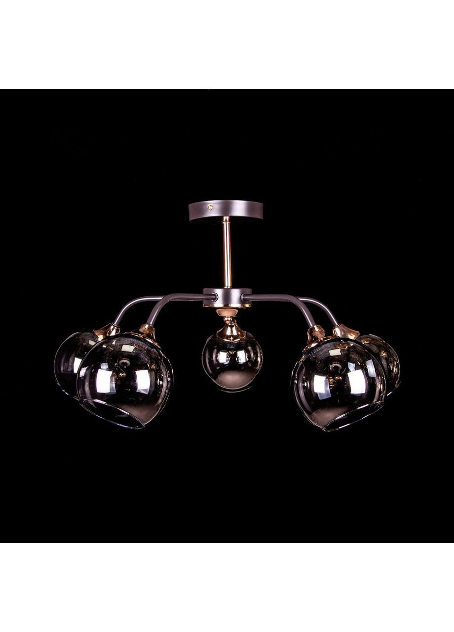 Люстра на 5 лампочки N5054/5/COFFEE+FGD No Brand (352229438)