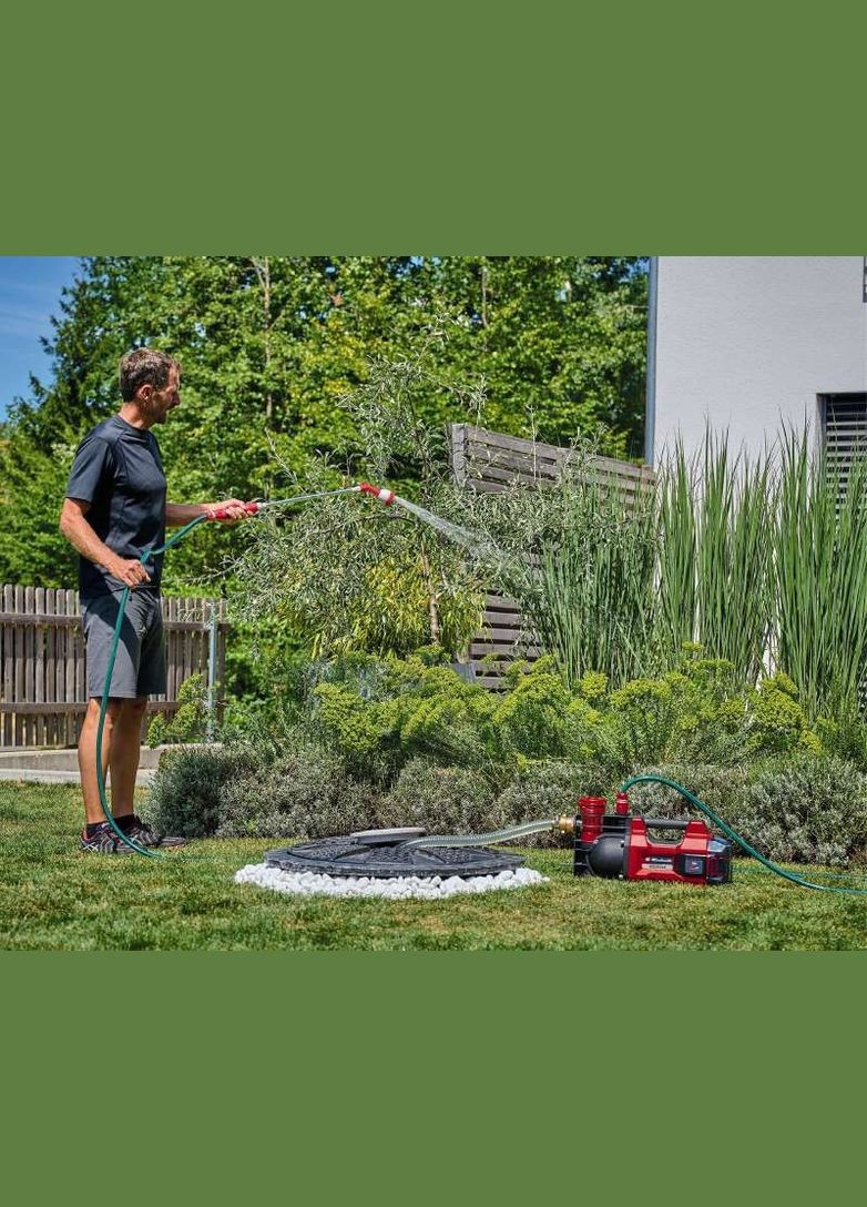 Насос садовий акумуляторний AQUINNA 36/38 F LED, 3800л/г, 36В, 3.7бар, глиб 6м, 4.25кг, без АКБ і ЗП Einhell (315502727)