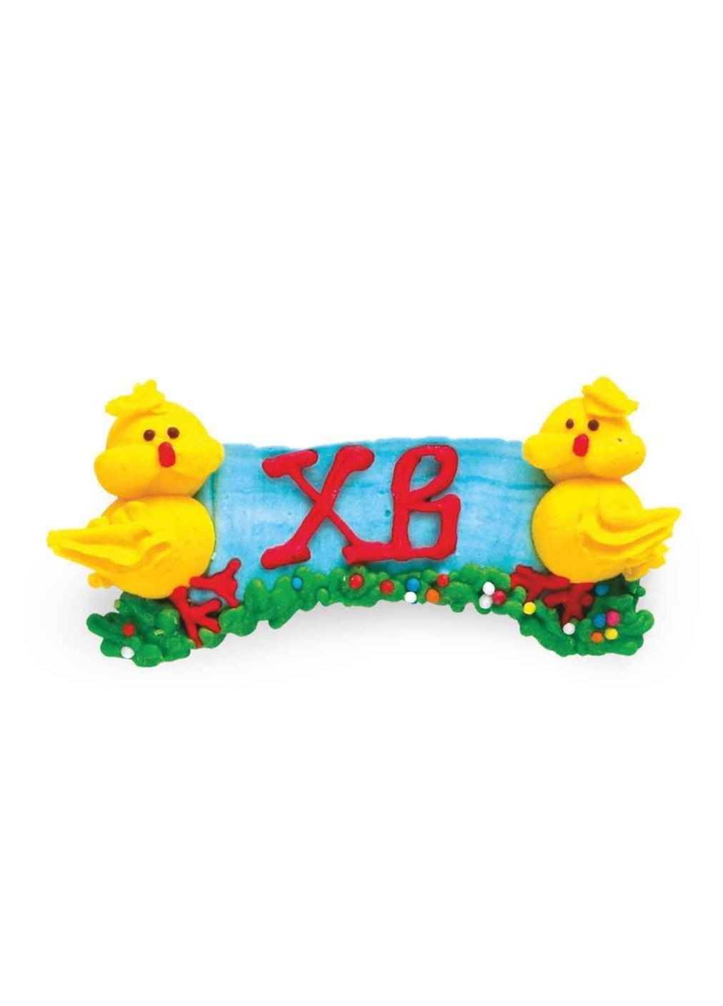 Набір кондитерських прикрас Двоє курчаток зі звісткою Украса (362352573)