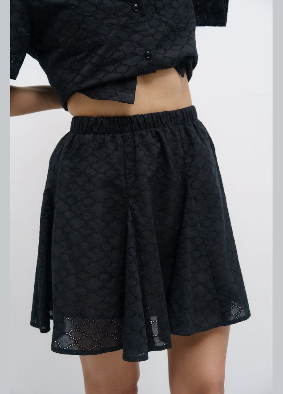 Чорна жіноча блузка великого розміру SK