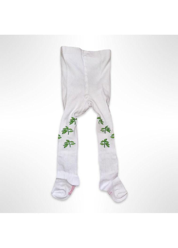 Дитячі колготки бавовняні для дівчаток 3D Панда De Білі (0758) Melatti (356603626)