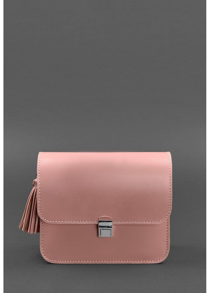 Кожаная женская бохо-сумка Лилу розовая BlankNote (348359327)