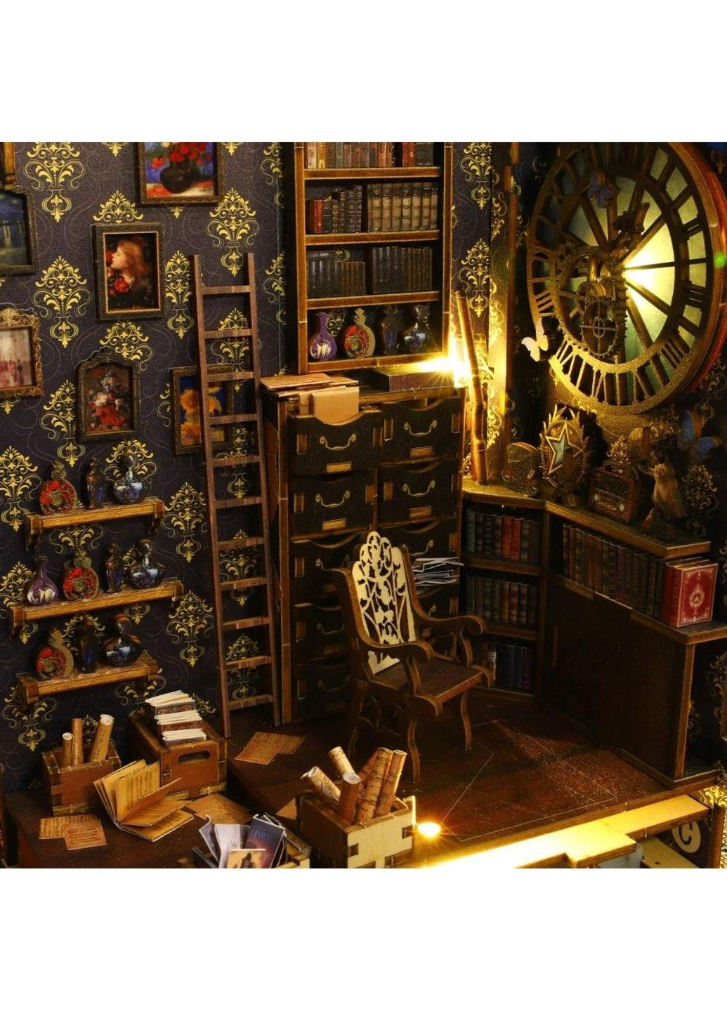 Музикальний Букнук diy Bookend Детективна Агенція No Brand (302519677)