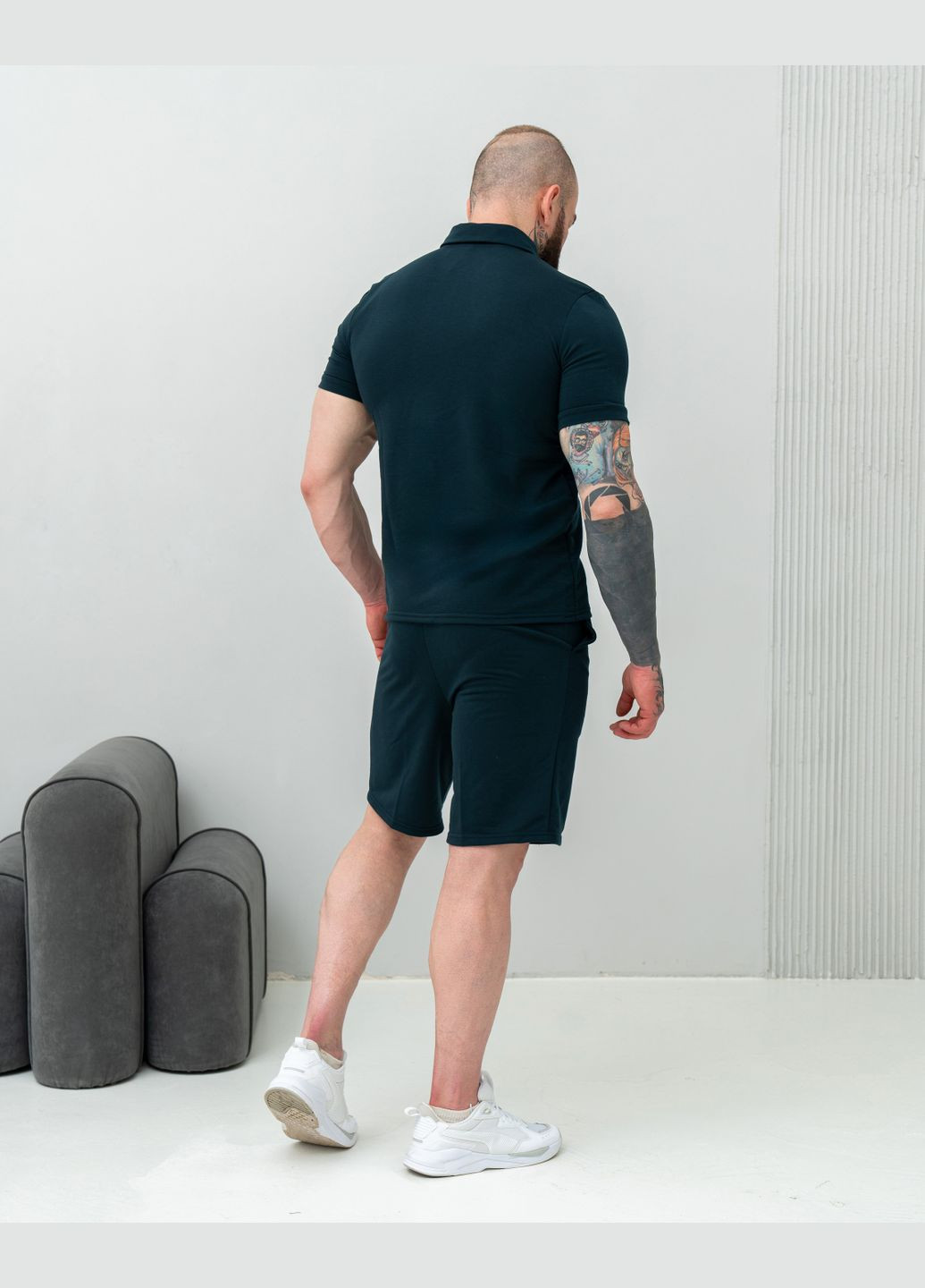 Поло чоловіче на змійці No Brand поло (296436991)