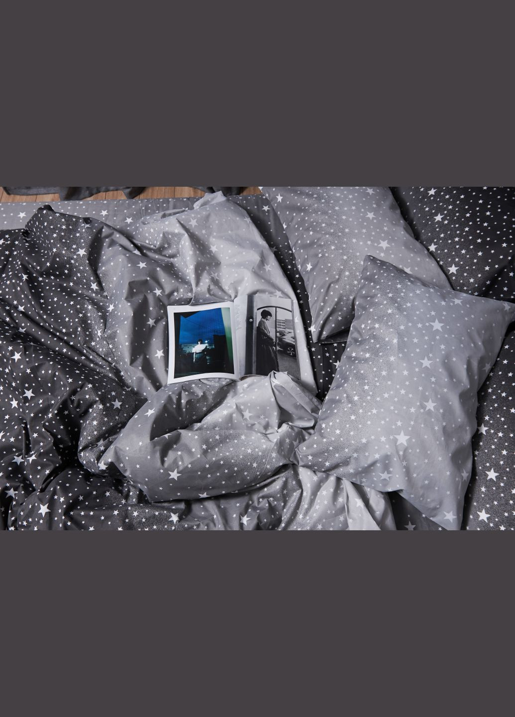 Комплект постельного белья Микросатин Premium «» семейный 160х220х2 наволочки 2х50х70 (MS-820005141) Moon&Star starry night (293147758)