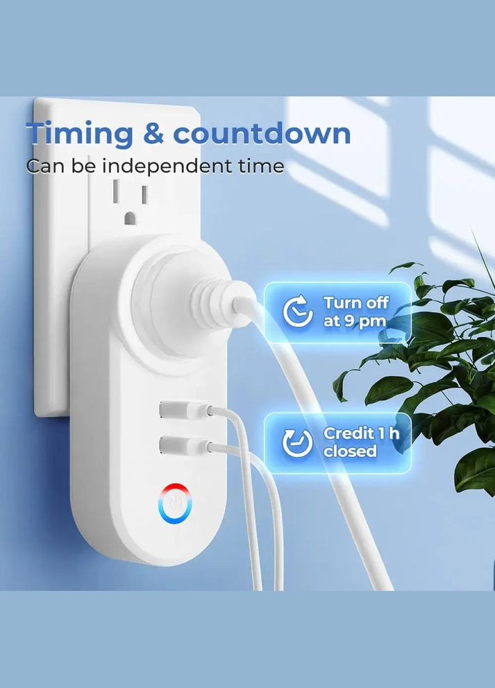 Умная розетка WiFi 16A с USB TUYA (337506693)