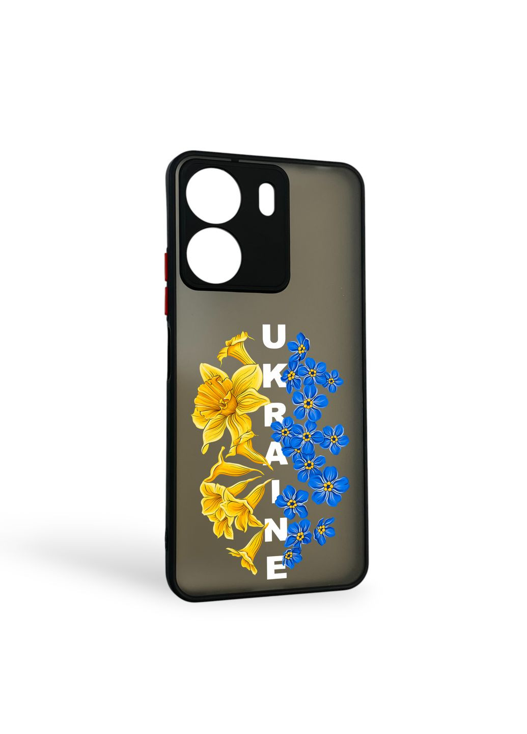 Чехол для телефона POCO C65 с 3D принтом патриотическим с высокими бортами на сяоми поко с65 черный Xiaomi (366386133)