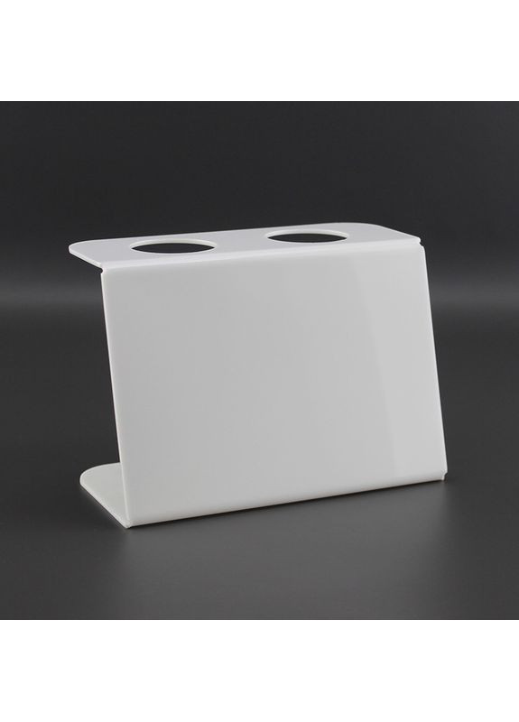 Подставка для вафельного рожка на 2шт. Белая. Акрил 3 мм Ekostar (370948795)