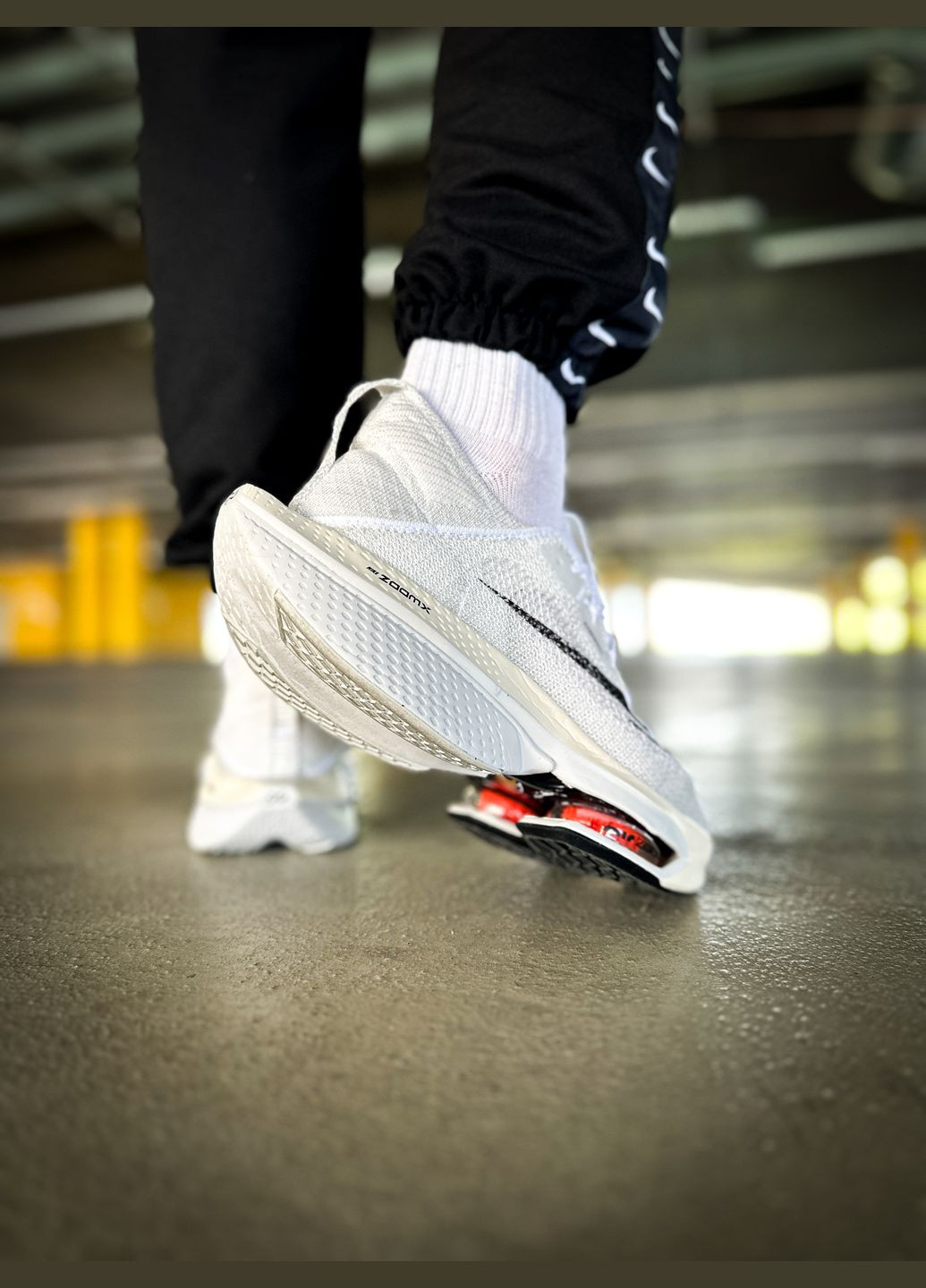Білі Осінні кросівки чоловічі і жіночі nike air zoom alphafly next 2 white | найк аір зум білі No Brand