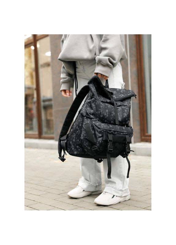 Жіночий рюкзак ролл RollTop Double принт Sambag (329692806)