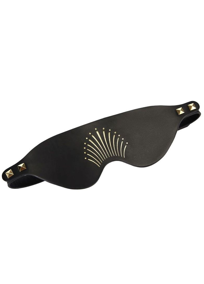 Роскошная маска на глаза Blindfolds Black Zalo (303888750)