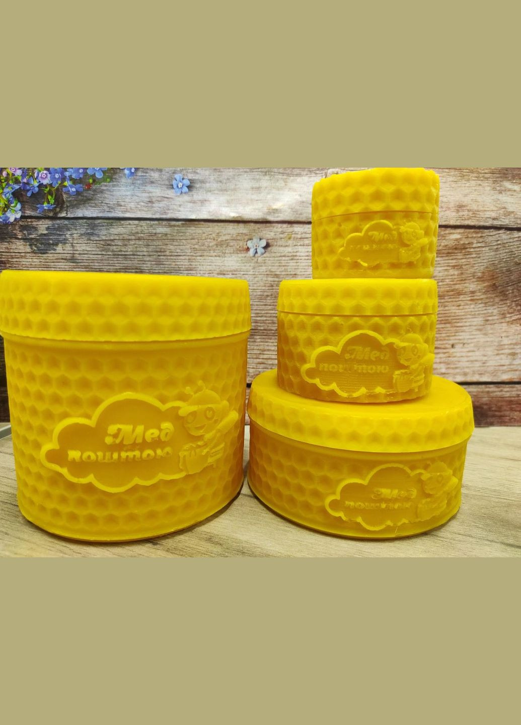 80 мл Мёд акация в баночке из воска / Мед Акации / Акациевый мед МЕД ПОШТОЮ (322148973)