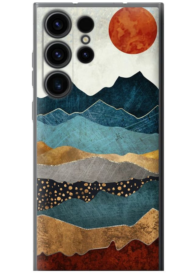 Силиконовый чехол 'Закат горы' для Endorphone Samsung Galaxy S23 Ultra (278055966)