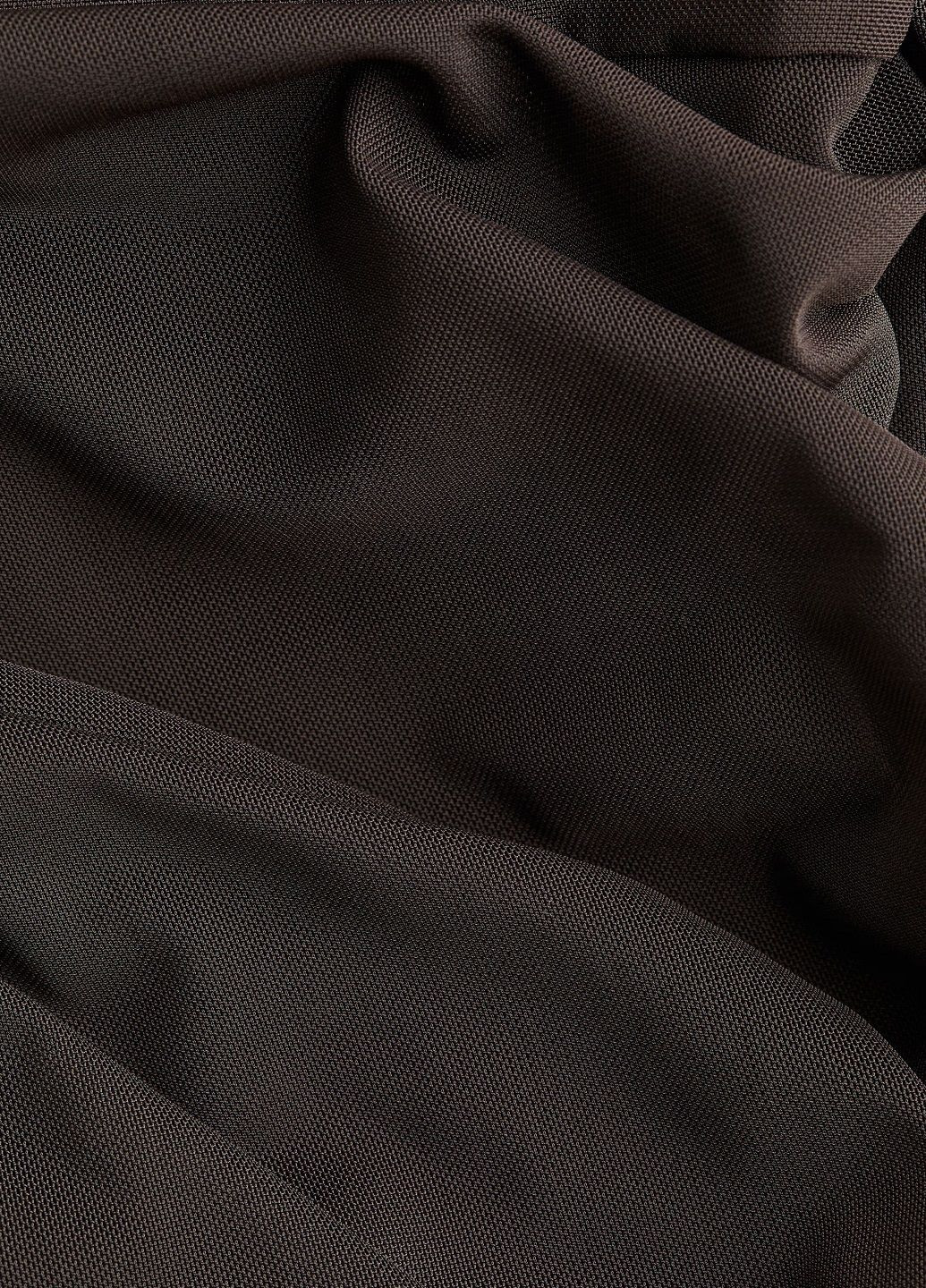 Темно-коричневое кэжуал платье H&M однотонное