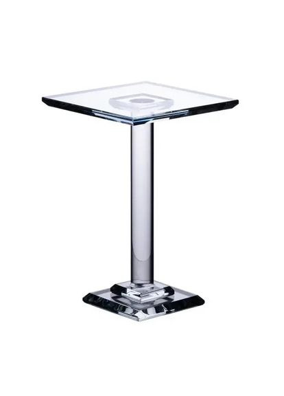 Тортовница стеклянная на ножке квадратная 12х12 см для десертов капкейков стойка для торта ProDobro (364192967)