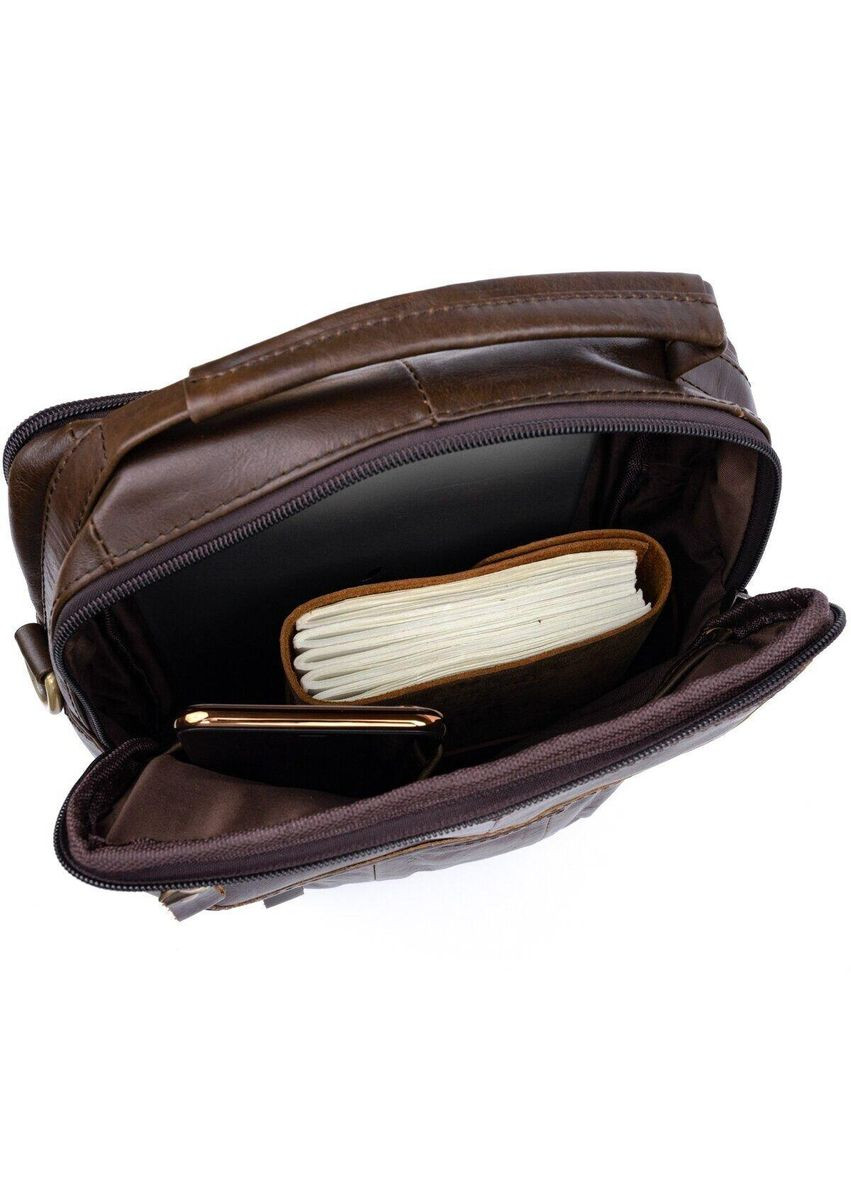 Сумка мужская 14764 Коричневая Vintage (366881064)