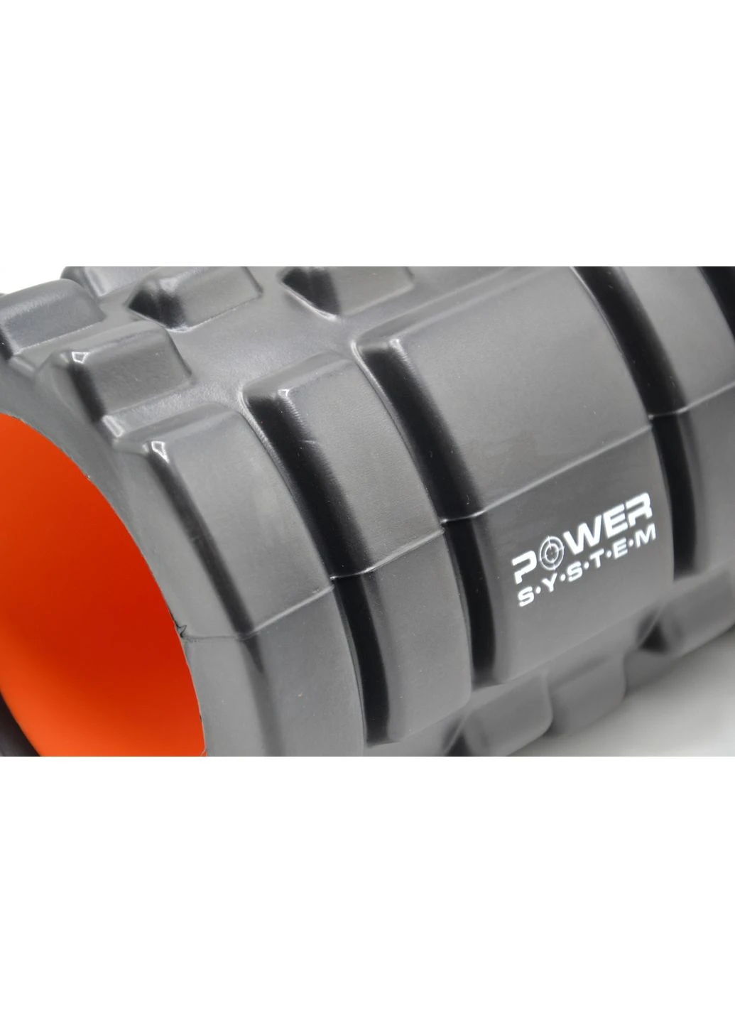 Массажный ролик (роллер) PS-4050 Fitness Foam Roller Black/Orange (33x15см.) Power System (387405716)