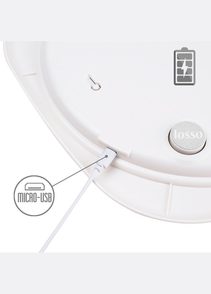 Ваги електронні підлогові KOLO FS-2811 з підсвічуванням, білі Losso (322776856)