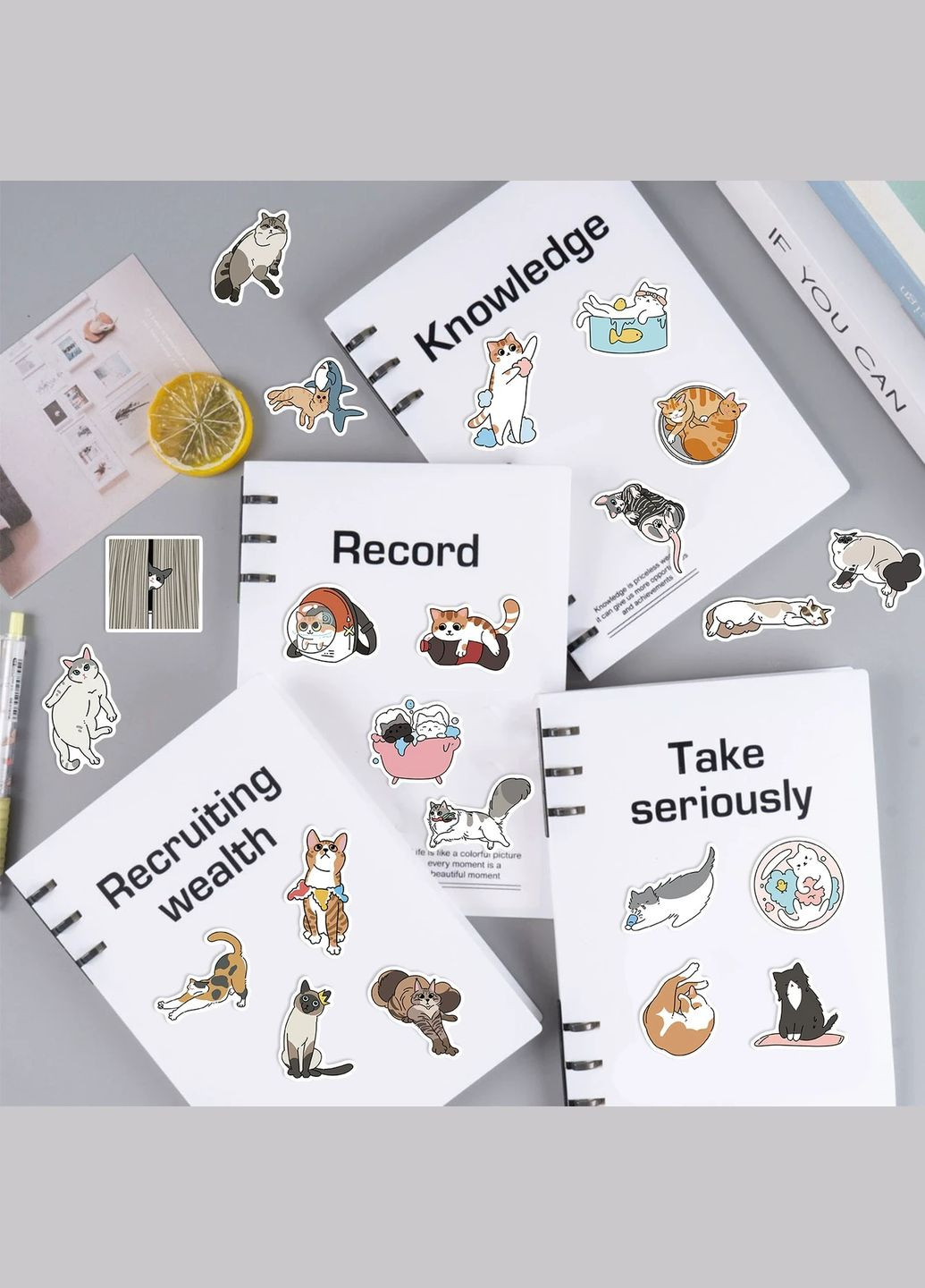 Набор виниловых наклеек " Котики" #2 No Brand (359447590)