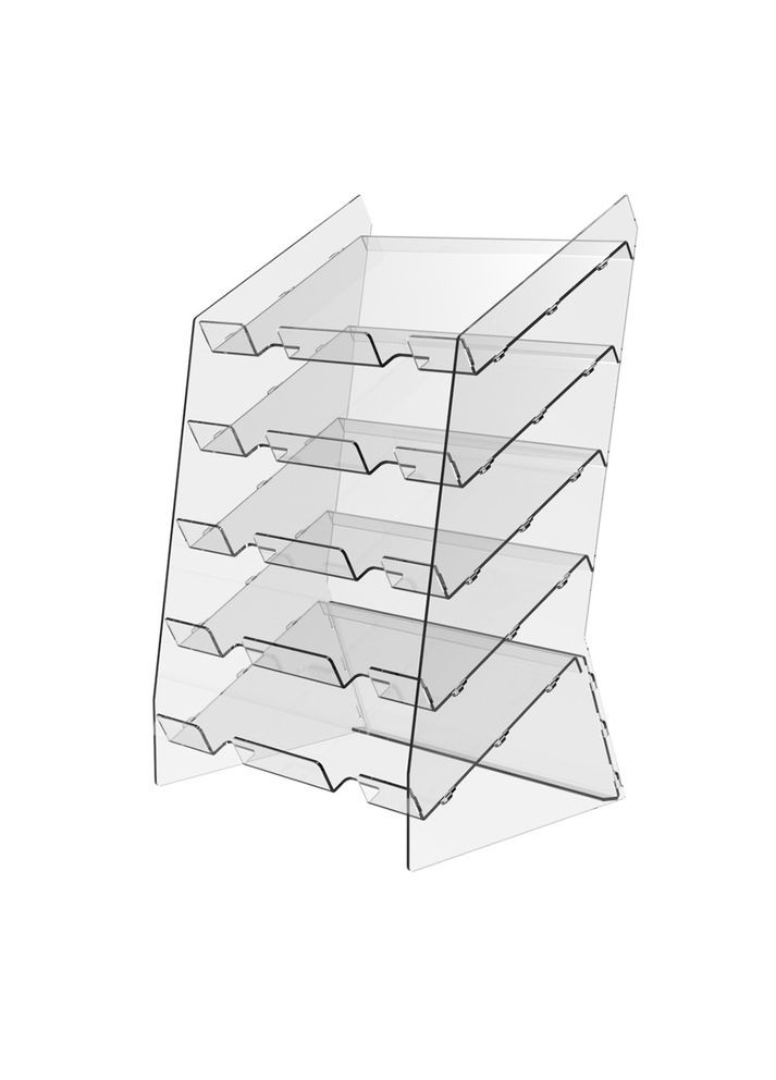 Підставка вітрина під батончики настільна 5 полок 300х255х490 Ekostar (368306635)